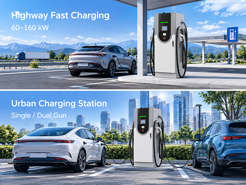 G52 is specified for highway fast charging and urban station operation.